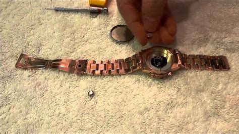 Changing The Battery In A Michael Kors Watch (DIY) 